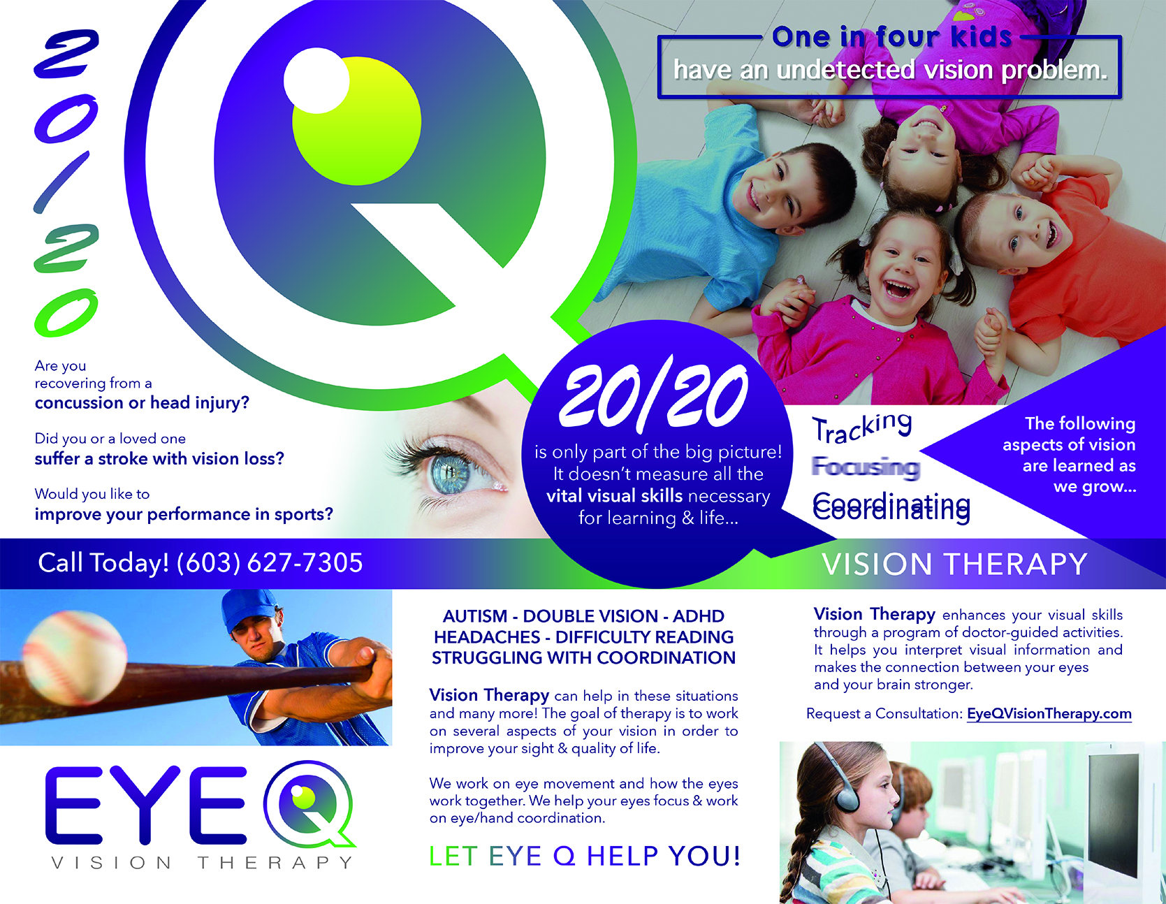Brochure Design - Eye Q Vision Therapy