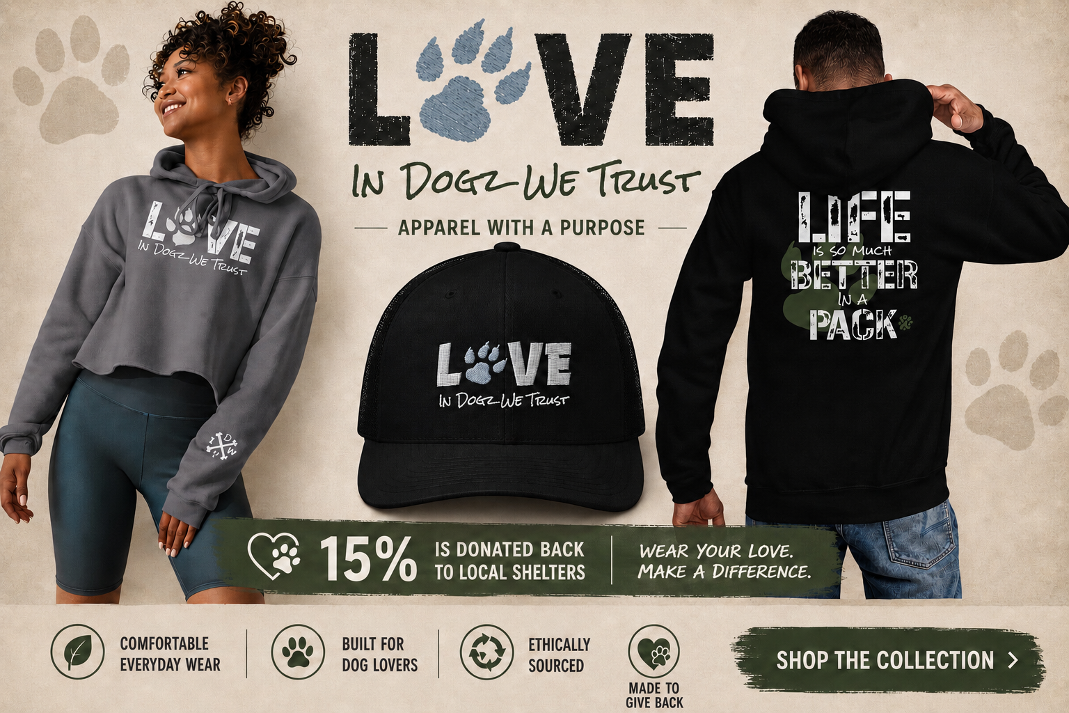 In Dogz We Trust - Support Local Animal Shelters